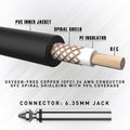 NAOMI 6.35mm 1/4 inch Male TS Jack To XLR 3 Pin Plug Audio Cable Mic Adapter Cord For Microphone Speaker Amplifier
