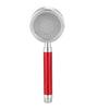 High Pressure Anion Aluminum Shower Head Water Saving Filter Blue/Red/Silver