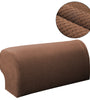 1 Pair of Sofa Armrest Covers Removable Stretch Sofa Chair Arm Protector Couch Armchair Slipcover Home Office Furniture Decorations