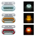 12LED 12V Flowing LED Side Marker Signal Light Indicator For Truck Trailers - 1PC
