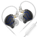 KZ-ZSN Pro 2 3.5mm Wired Earphone 1BA+1DD Technology 30095 Balanced Amature Earbuds 10mm Super-linear Dynamic Driver HIFI Sound Headphone Monitor In-ear Headphone