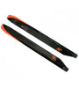 1 Pair FUNFLY 610mm Carbon Fiber Main Blade for 600 Class Helicopter