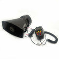 12V 100W 7-Tone Loudspeaker Car Horn Square Mouth Alarm Horn