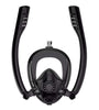 Double Tube Waterproof Anti-fog Goggles 180 Panoramic Full Face Swimming Goggles Fully Dry Snorkel Goggles for Diving