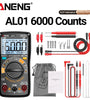 ANENG AL01 Portable Digital Multimeter High Precision Voltage Current Resistance Capacitance Frequency Temperature Tester Inductance NCV Detection True RMS Backlight Display Auto-Off
