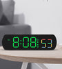Multi-function LED Alarm Clock With Temperature Jumping Seconds Display Count Up and Count Down Bedside Clock 12/24H LED Alarm Clock