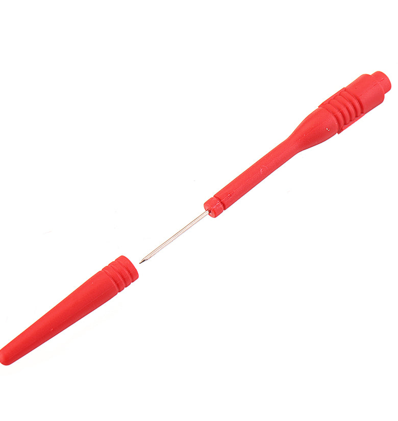 1Pcs 1.0MM  Multimeter Pen Needle Maintenance Test Stick Test Probe Gauge Stick Back Needle Connector for 4.0mm Banana Plug