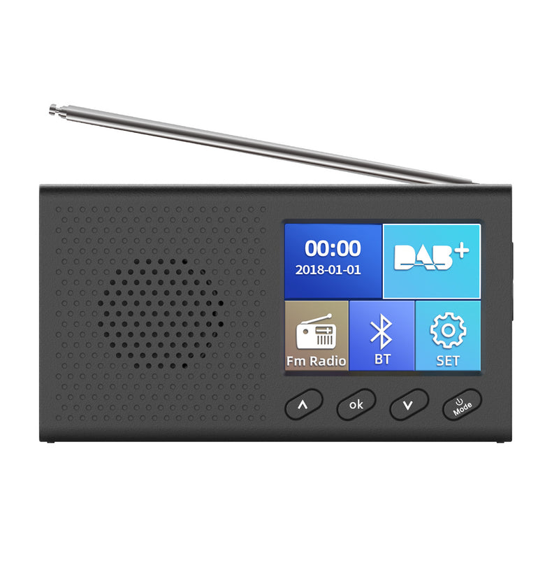 2.4 Portable DAB/DAB+Digital Radio FM Receiver Speaker Bluetooth 5.0 Alarm Clock