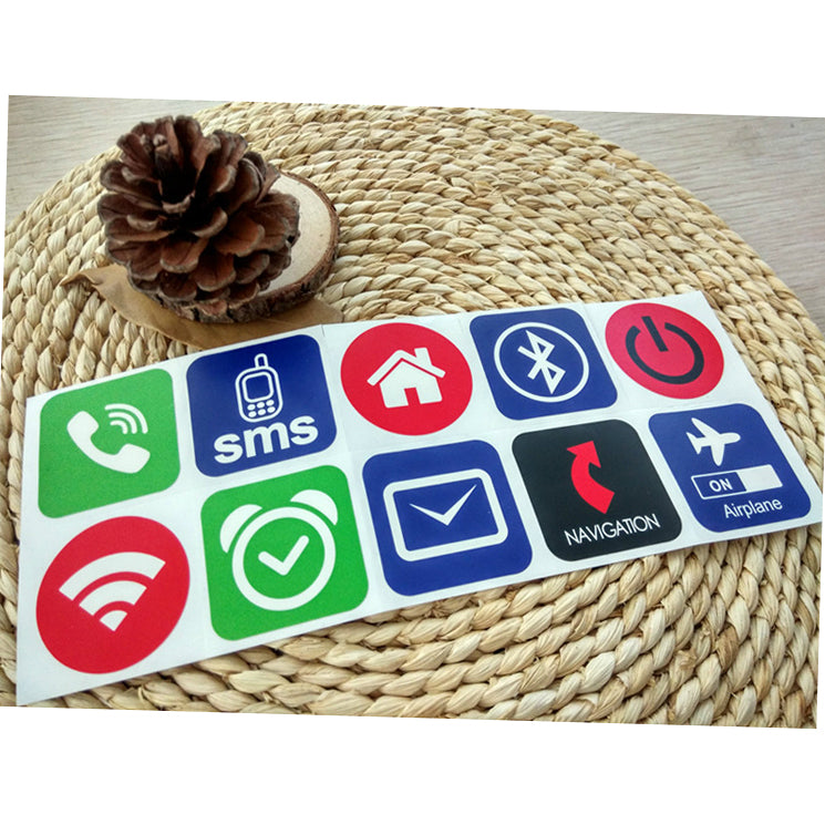 10pcs Ntag213 NFC Tag Card Stickers Label Rfid Tag Card Adhesive Key llaveros  Token Patrol