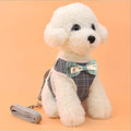 Pet Strap Leash Dog Small Dog Vest-Style Bow Evening Dress Chest Strap Dog And Cat Universal Dog Traction Rope
