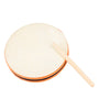 Wooden Sheepskin Hand Drum 20x20cm Hand Beat Drums with Drumstick SY-98 Orff Musical Instrument