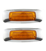 2X 8LED 12V/24V Waterproof Side Marker Lights Taillights For Truck Pickup