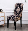 Elastic Dining Chair Cover Printing Stretch Polyester Chair Seat Slipcover Office Computer Chair Protector Home Office Furniture Decor