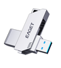 Eaget F20 USB3.0 Flash Drive Zinc Alloy 360 Rotation Pendrive Flash Memory Disk 32G 64G 128G 256G Thumb Drive
