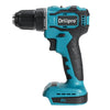 Drillpro 10mm Cordless Electric Drill Screwdriver 1800rpm 2 Speed with LED Working Light 21+1 Stage Setting Mode