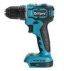 Drillpro 10mm Cordless Electric Drill Screwdriver 1800rpm 2 Speed with LED Working Light 21+1 Stage Setting Mode