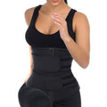 Waist Trainer Vest Large Size Body Shaper Sweat Waist Trainer Corset Sports Spandex Yoga Gym Workout Pilates Adjustable Tummy Fat Burner Hot Sweat Yoga Belts Fitness Belts For Men Women / Adults