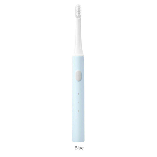 2PCS Xiaomi Mijia T100 Sonic Electric Toothbrush Mi Smart Tooth Brush Colorful USB Rechargeable IPX7 Waterproof + 2 Replacement Head
