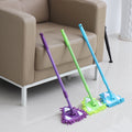 Telescopic Rod Mop 180 Degree Rotatable Adjustable Triangle Cleaning Mop Cloth