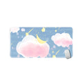 Simple Style Keyboard & Mouse Pad Cat/Cloud/Girl Large Mouse Pad Keyboard Mat 800*300*3mm for Home Office