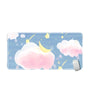 Simple Style Keyboard & Mouse Pad Cat/Cloud/Girl Large Mouse Pad Keyboard Mat 800*300*3mm for Home Office