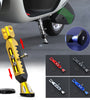 Height-Adjustable Motorcycle Side Stand - Height Adjustable CNC Aluminum Alloy Kickstand Foot for
