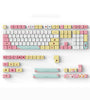 DAGK 132/133 Keys Macaron Keycap Set Cherry/XDA Profile PBT Sublimation Keycaps for Mechanical Keyboards