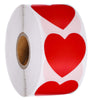 Heart Shape of Red Stickers Seal Labels 500Pcs/roll Labels Stickers Scrapbooking Package Wedding Decoration Stationery Sticker