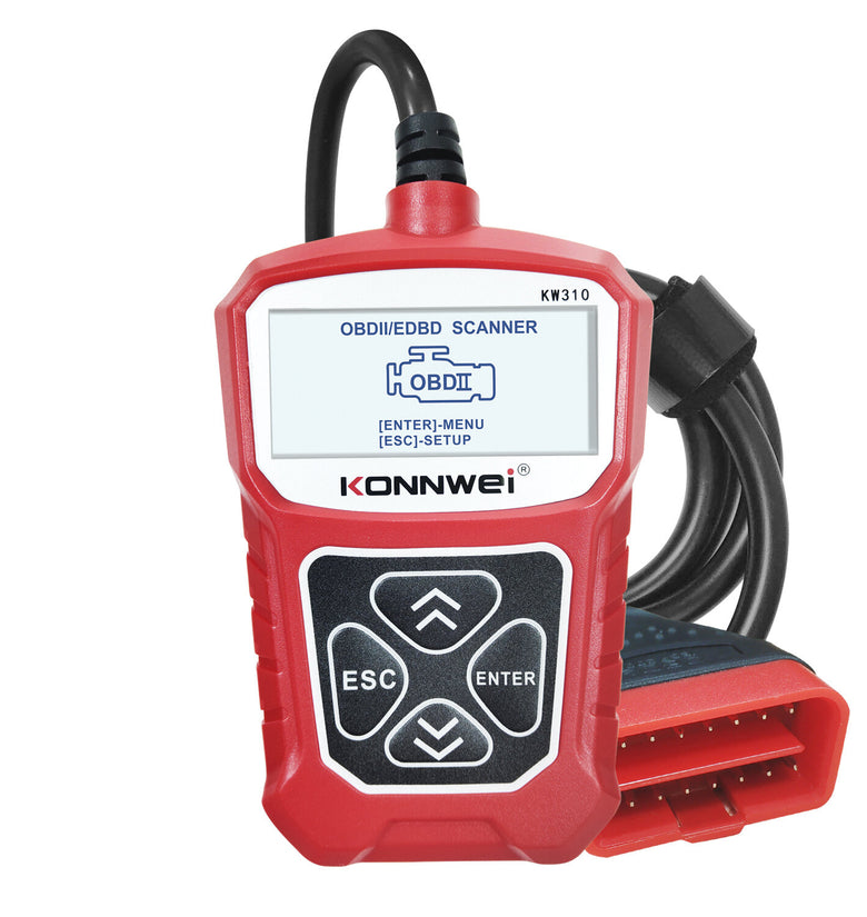 KONNWEI KW310 OBD2 Car Diagnostic Scanner EOBD Scan Tool DTC Engine Code Reader Voltage Test Built-in Speaker