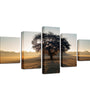 5Pcs Wall Decorative Paintings Sunshine Tree Canvas Print Art Pictures Frameless Wall Hanging Decorations for Home Office