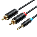 Vention RCA Cable 3.5mm Jack to 2RCA Audio HiFi Stereo Cable for Smartphone Amplifier Subwoofer Home Theater DVD VCD AUX Cable