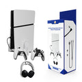 JYS PS5 Wall Mounted Storage Bracket PS5 Slim Game Console Handle Earphone Remote Control Hanging Stand