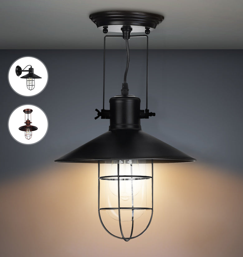 110-240V E27 Wall Lights Industrial Sconce Lamps 240 Adjustable Angle Vintage Art Decoration