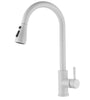 Modern Kitchen Stainless Steel Sink Pull Out Faucet Sprayer One-Button Water Stop Spring Mixer Tap