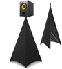 High Quality Speaker Tripod Scrim Cover Speaker Stand Cover for Banquets Weddings Concerts