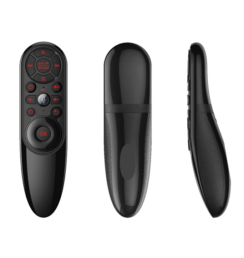 Q9 16 Keys 2.4G Air Mouse with Backlit Voice Control Wireless Axis Gyroscope IR Learning for Android TV BOX / Projector Remote Control
