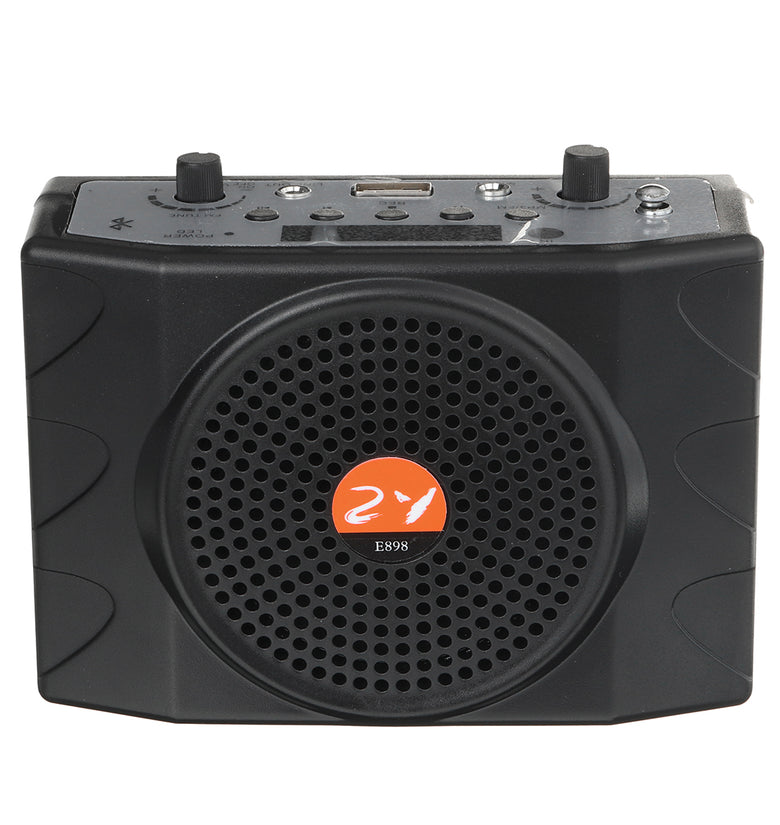 25W 100Hz-15kHz Rechargeable Speaker FM Radio MP3 Player with Microphone Remote Control Teaching Tour Guiding Visiting Outdoor activities