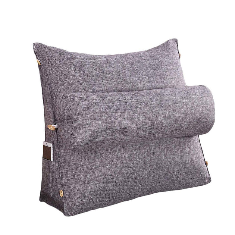 Sofa Back Cushion Bed Couch Seat Rest Pad Waist Pain Relief Pillow Backrest with Head Pillow Home Office Furniture Decor