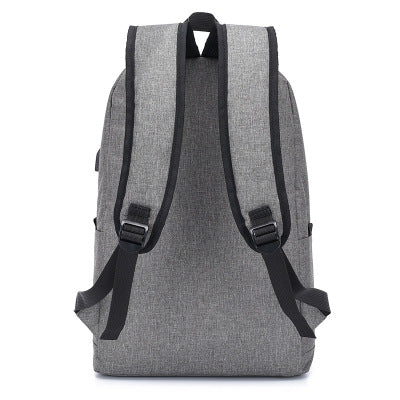 Armor College Wind Backpack USB Charging Outdoor Travel Laptop Bag