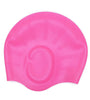 Flexible Silicone Gel Ear Bathing Swimming Cap Men Women Long Hair Sports Waterproof Swim Pool Cap Swimming Hat Cover for Adult