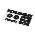 Repair kit for black buttons and decals on a 2004-2009 VW Volkswagen Touareg - Car Matte Black Worn Button Kit Stickers Decals For 20042009