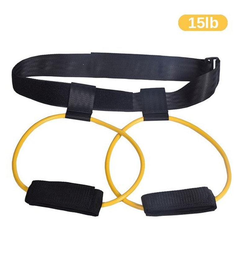 15-35lb Adjustable Fitness Resistance Bands Elastic Band Butt Legs Muscle Training Band