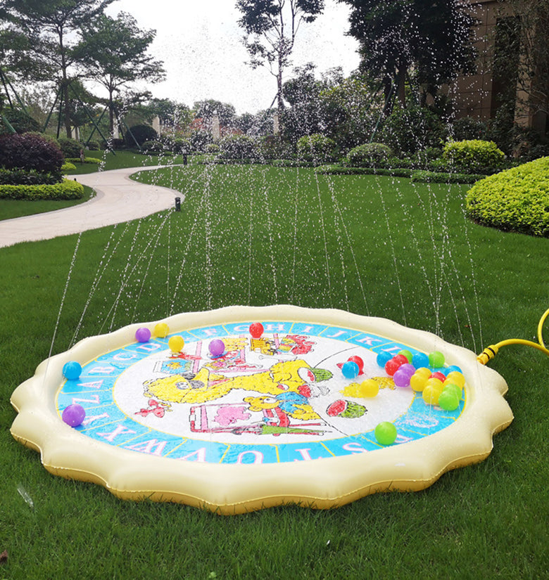150cm Summer Swimming Air Mattress Kids Inflatable Baby Splash Water Pad Play Mat Children Wading Toys
