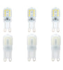 ZX Dimmable G9 3W Transparent Milky 14 SMD 2835 LED Pure White Warm White Corn Light 110V 220V