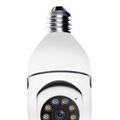 PR001 4MP IP Wifi Camera Motion Detection Mobile Tracking E27 Lamp Bulb Camera Alarm App Push Support Alexa Google Home