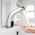Sink Mixer Sensor Tap Chrome Brass Automatic Hands Free Infrared Basin Faucet