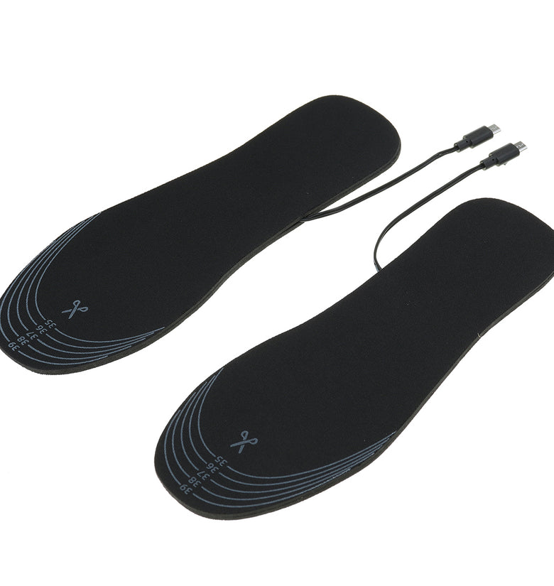USB Electric Heated Shoe Insoles Electric Film Feet Heater Outdoor Warm Socks Pads Winter Sports Accessories