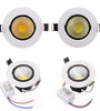 6W Dimmable COB LED Recessed Ceiling Light Fixture Down Light 220V