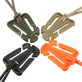 Plastic Webbing Clip Elastic Cord Cable Tidy Strap Hang Buckle Roll Wire