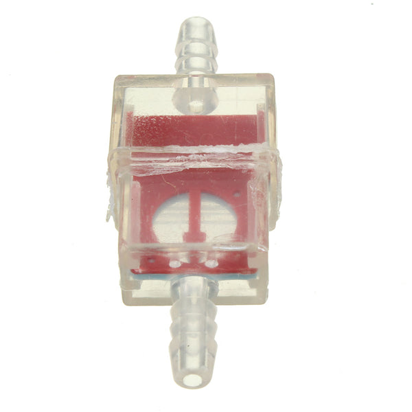 Motorcycle Moped Scooter 6mm Square Inline Fuel Filter Random Color